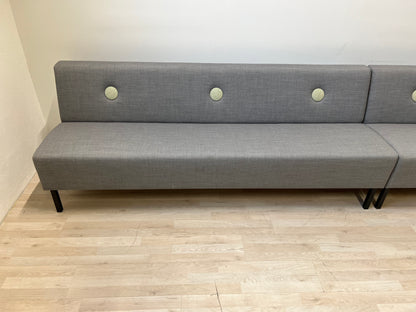 Mitab | Modulsoffa m. Gröna knappar