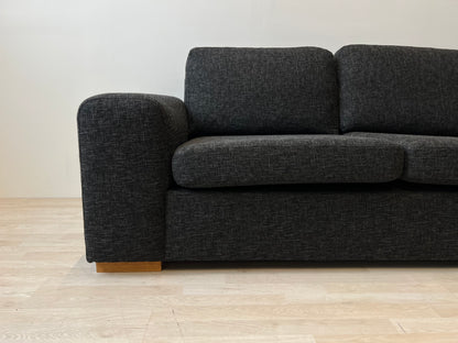 Divansoffa med fotpall
