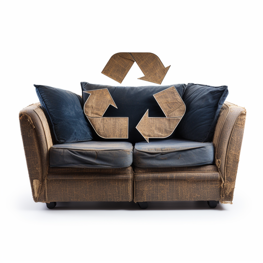 Hämtning och återvinning av din soffa